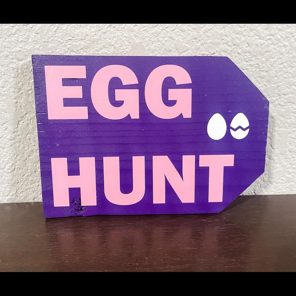 Easter Wood Block